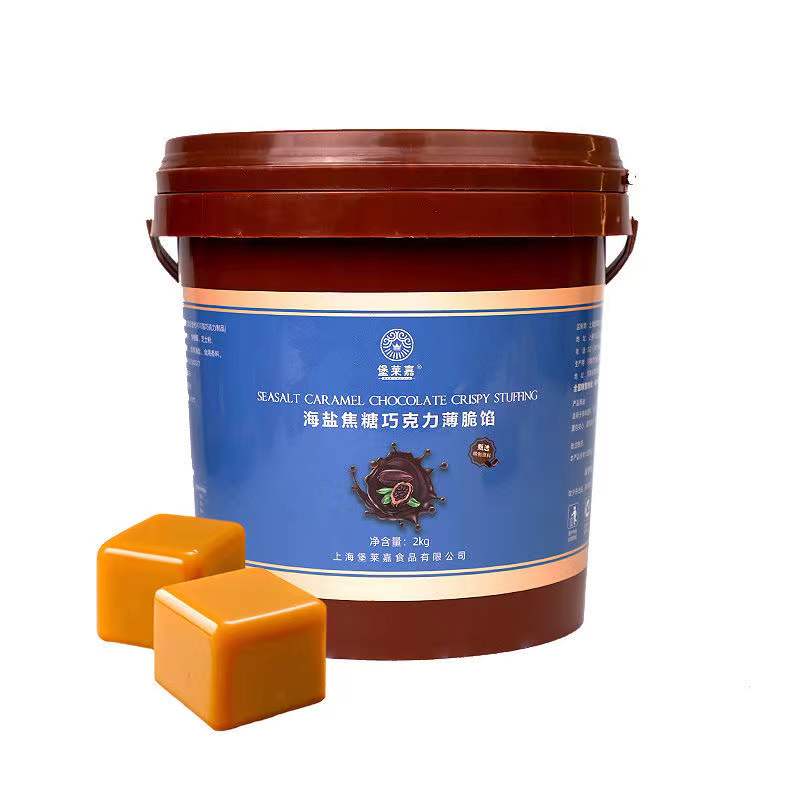 海鹽焦糖巧克力薄脆餡
