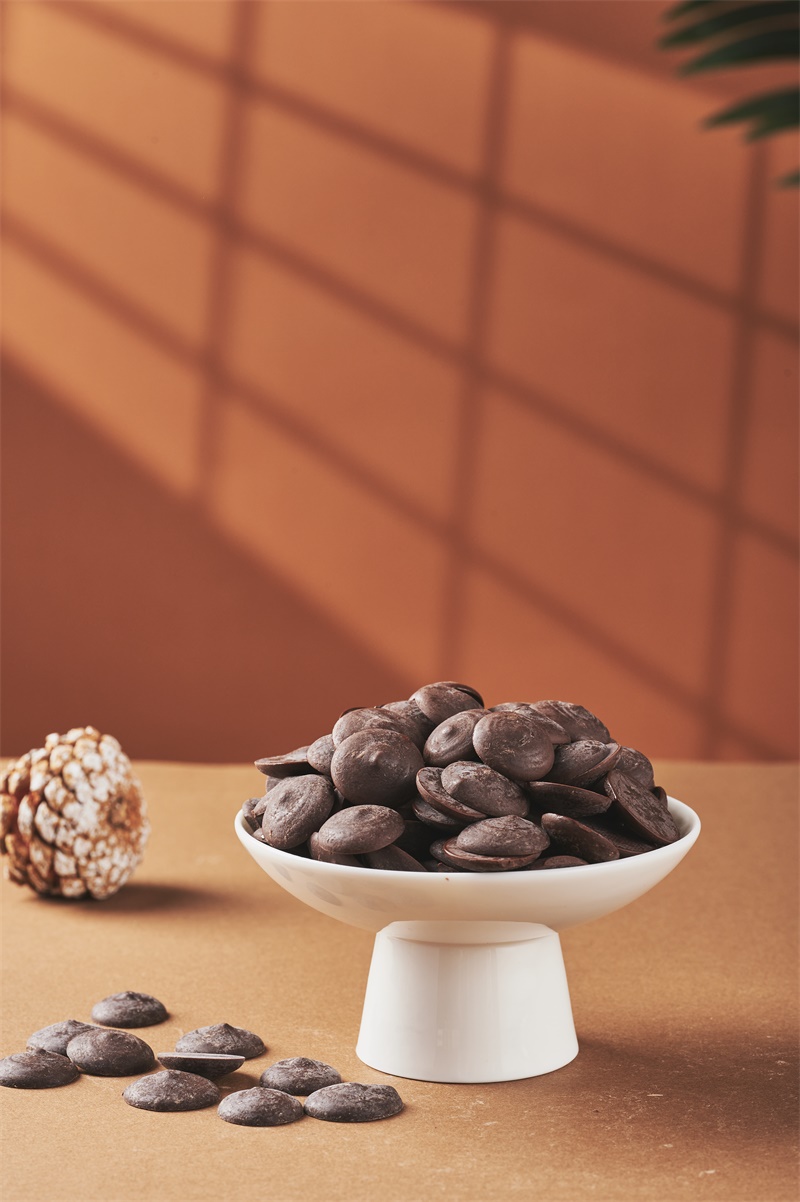 純脂黑巧克力紐扣