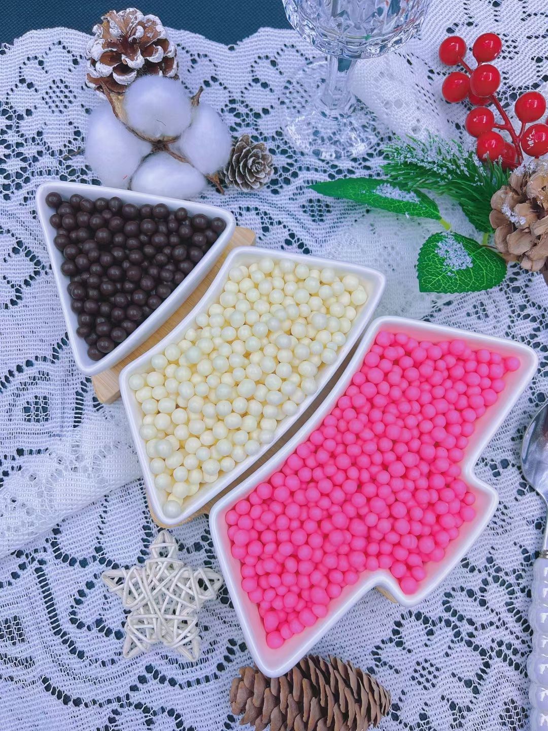 ?純脂白巧克力紐扣形(圖1)