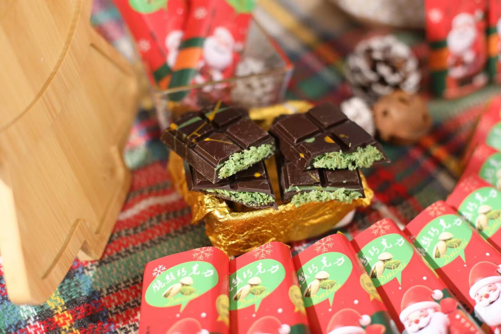 迪拜風味巧克力 50g  爆品！  圣誕款(圖3)