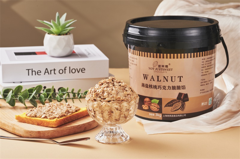 海鹽核桃巧克力薄脆餡(圖1)